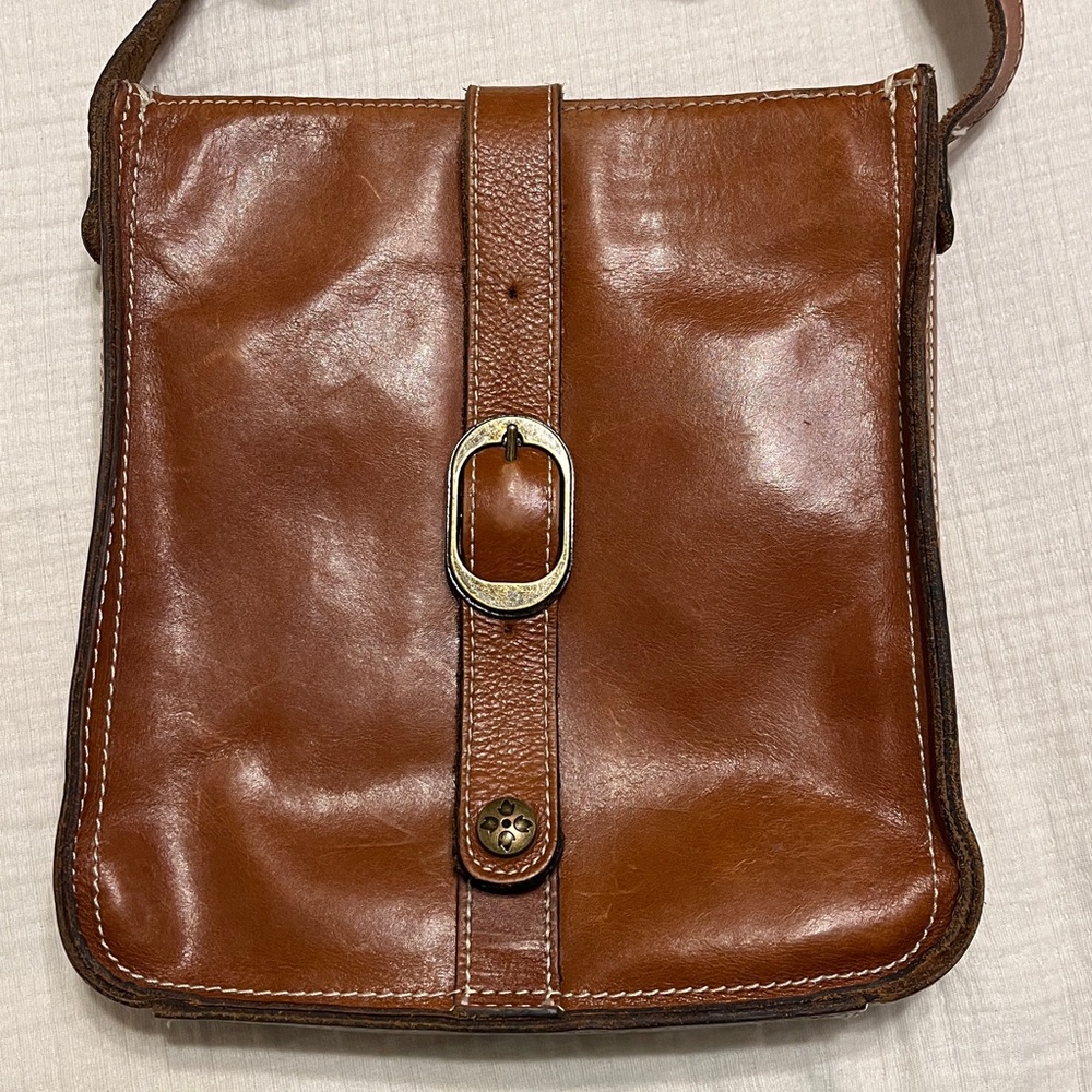 Patricia Nash Leather Crossbody Bag Purse - Picture 2 of 10